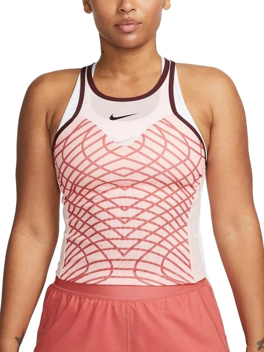 NikeCourt Dri-FIT Slam Women's Tennis Tank Top Pink Bloom/Night Maroon